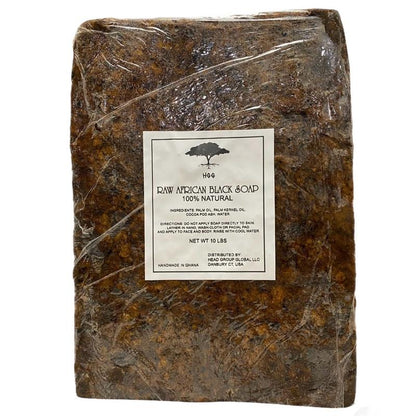 Authentic Black Soap - 1LB, 5LB, 10LB for Deep Cleansing, Nourishing, and Skin Repair - Body Care African Natural Skincare