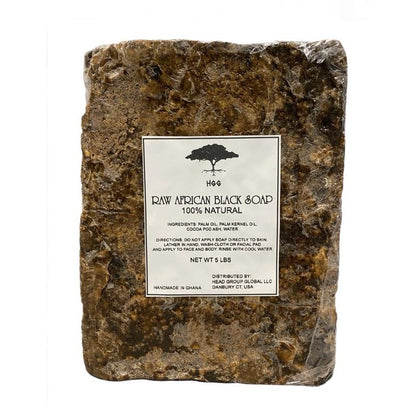 Authentic Black Soap - 1LB, 5LB, 10LB for Deep Cleansing, Nourishing, and Skin Repair - Body Care African Natural Skincare