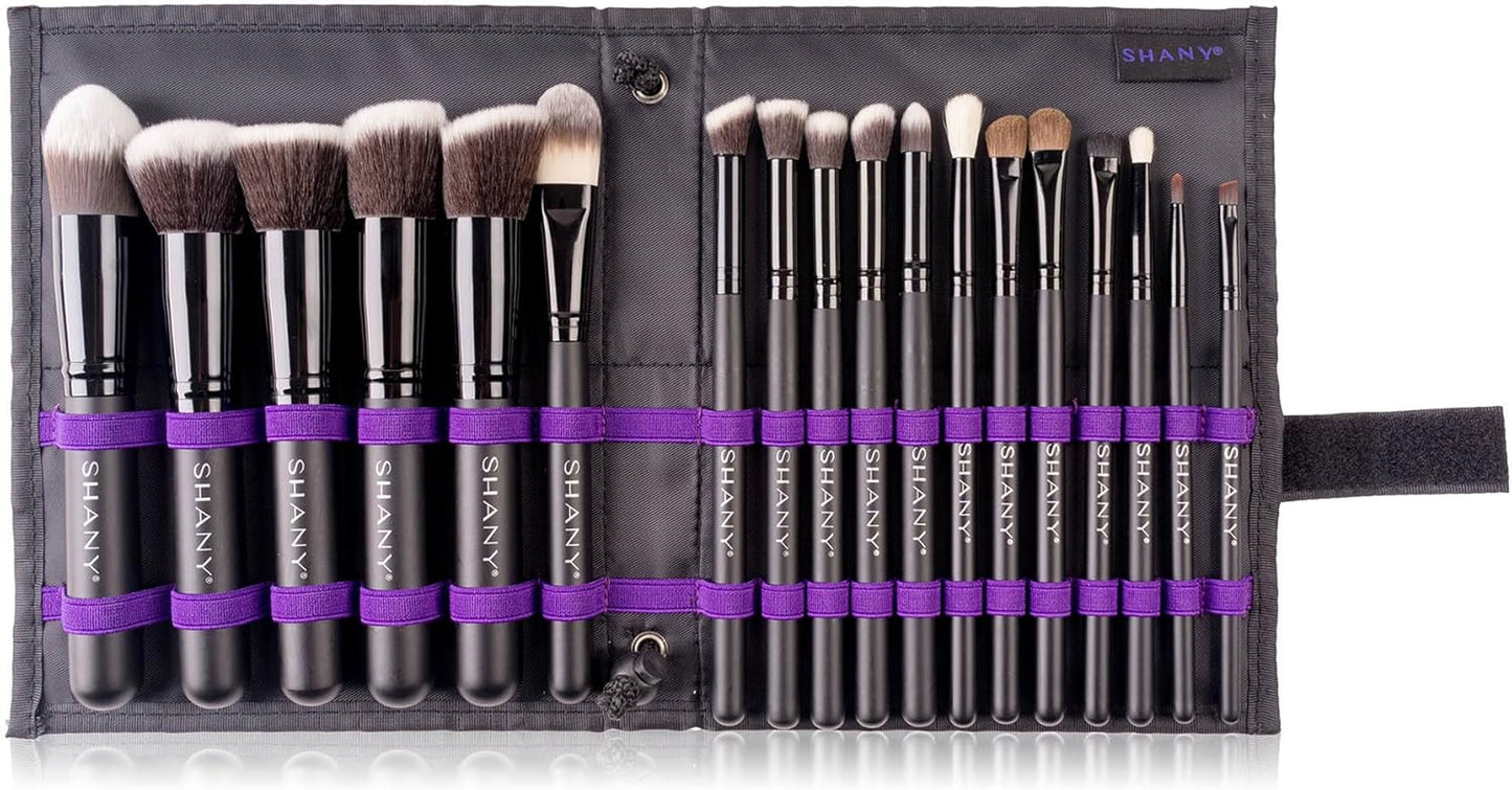 Artisan'S Easel 18 Piece Elite Cosmetics Brush Collection, Black